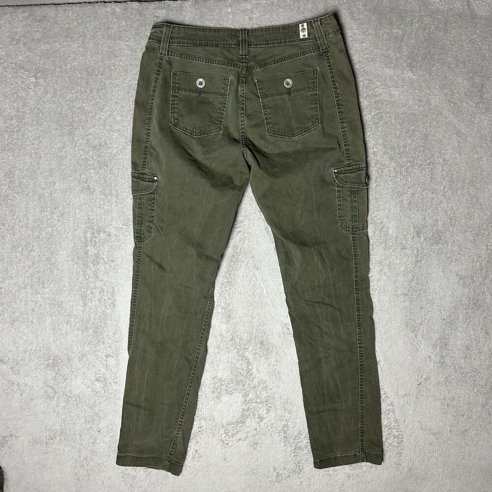 Vintage Green Women’s Levi Cargo Pants Size 6 Rare Skinny Combat Grunge Punk   - Picture 10 of 12